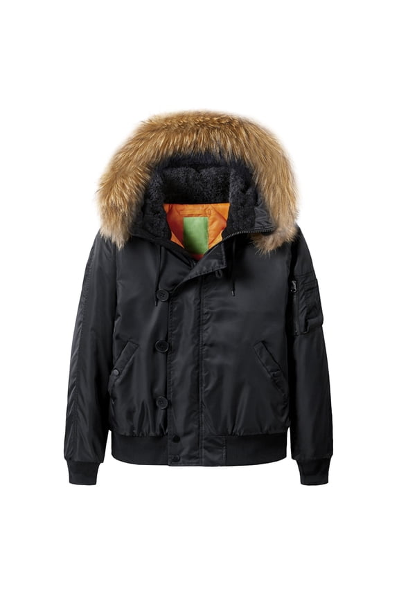 Men's Thickened Autumn And Winter Outdoor Sports Solid Colour Casual Style Jacket Coat Peak Seamless Stretch down Lightweight Jacket Men with Hood