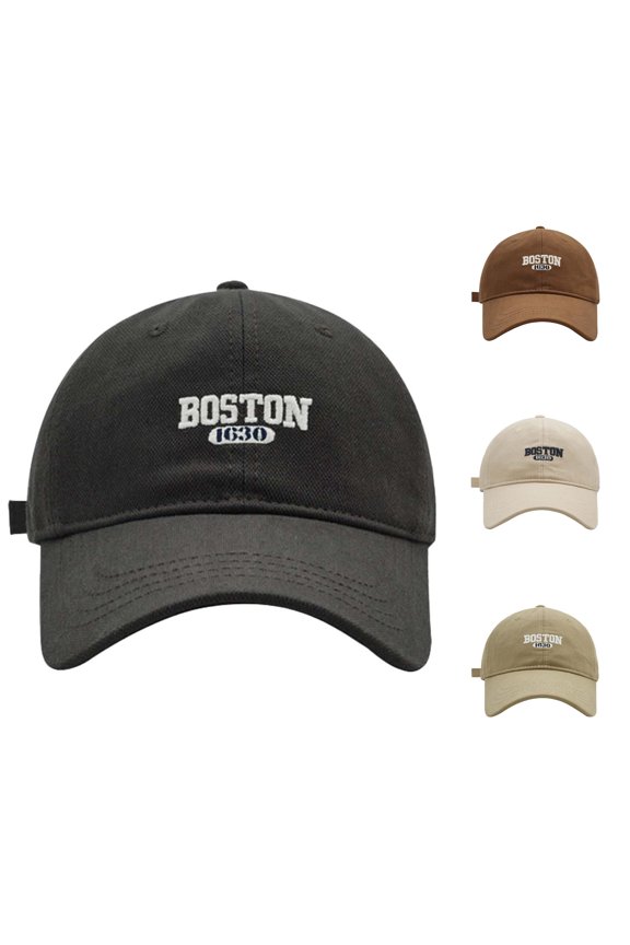 Men's Wide Hat Letter Embroidered Shade Personality FashionDuck Cap Baseball Cap Baseball Clothes Men