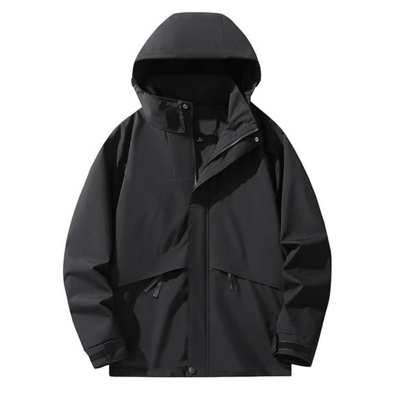 TIANZEN Outdoor Jackets For Women Couples Hiking Wear Thickened Hooded Casual Windbreakers For All Weather Conditions Fall Vest Tan Jacket Women