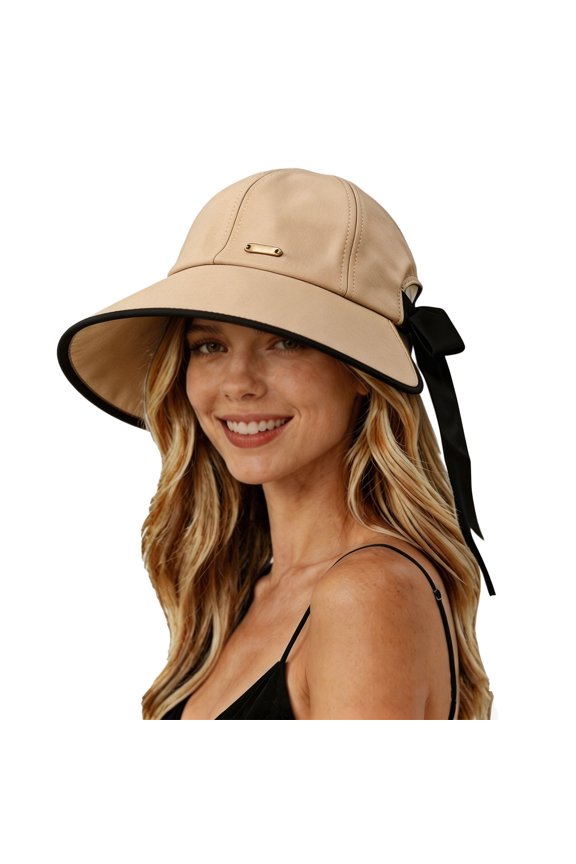Outdoor Sun Hat With Wide Brim For Summer Travel Lightweight Sun Shield Cap For Face Large Brim Hat Style Gardening Visor