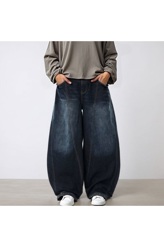 Retro Saber Cut Denim Jeans Loose Fit Casual Trousers With Washed Comfort Stretch Fabric For Daily Wear Jean Cut Straight Fit Pants Men Mens 505 Straight Fit