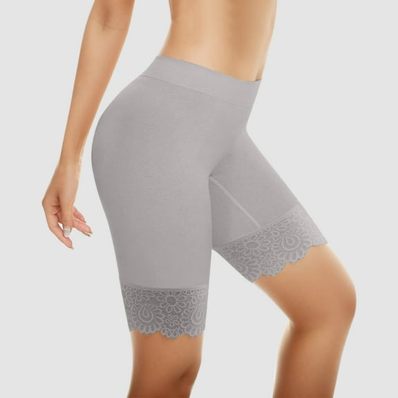 TIANZEN Seamless Non Shorts For Underskirt Ladies Scratch Underwear Flat Shorts Lace Shorts plus Size Thongs Lot Boyfriend Shorts for Women Underwear plus Size Panties Variety Pack