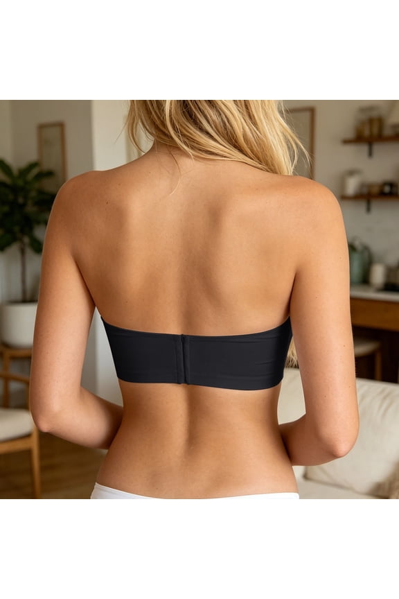 Seamless Strapless Bra For — T Shirt Convertible Wireless Underwire Support Bralette For Backless Dresses And Off Shoulder Womens Running Bra