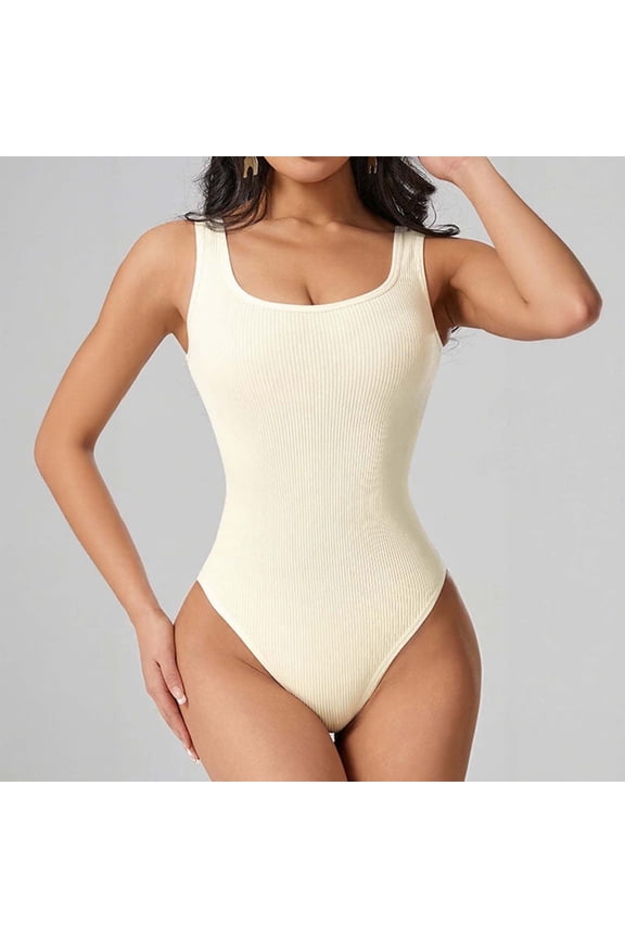 Shapewear Women's Body Shaping Waist Cinching Lifting Tight Fitting And Lifting Jumpsuits Undergarment Shorts Define Waist Band Trainer Tall Camisoles for Women Fitted