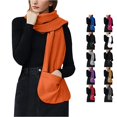thumbnail image 1 of TIANZEN Soft Cozy Wrap Shawl With Large Front Pockets – Warm Blanket Scarf For Women Chiffon Shawl, 1 of 4