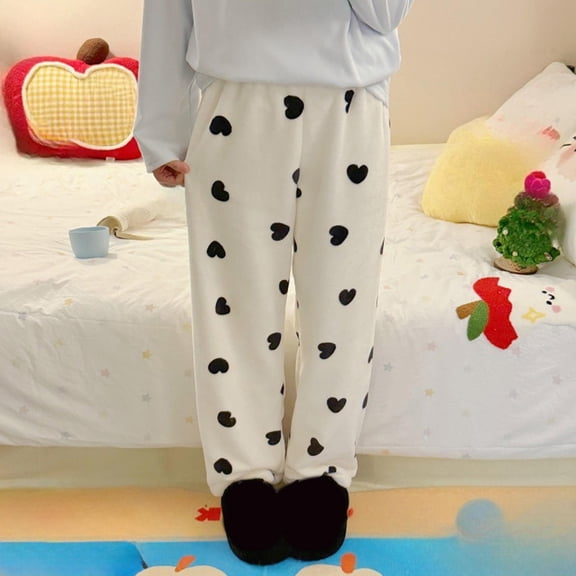 TIANZEN Soft Flannel Pajama Pants Cozy Lined Wear For Relaxed Comfort And Warmth Ideal For Home Sleeping Summer Work Pants for Women Short Pants for Women Casual Summer Combo