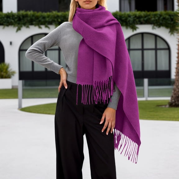 TIANZEN Soft Winter Scarf For Cozy Thick Wrap Shawl Elegant Neck Warmer Scarf Winter Scarf