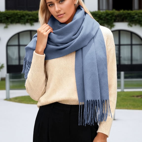 TIANZEN Soft Winter Scarf For Cozy Thick Wrap Shawl Elegant Neck Warmer Silk Scarf for Hair Sleeping Fall Scarf Pumpkins