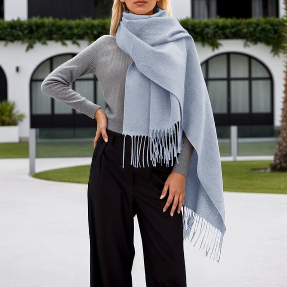 TIANZEN Soft Winter Scarf For Cozy Thick Wrap Shawl Elegant Neck Warmer Thick Scarf Men Mens Suit Scarf