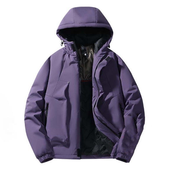 TIANZEN Stormtrooper Jacket Men's Autumn And Winter Style With And Thickened Warm Clothing Windproof Jacket Loose Jacket Mens Jackets Mens plus Size Snowboard Jacket