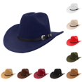 thumbnail image 1 of TIANZEN Straight Cowboy Hat British Style Fedora Flat Top Black Top Hat European And Style Hat Party Hats, 1 of 3