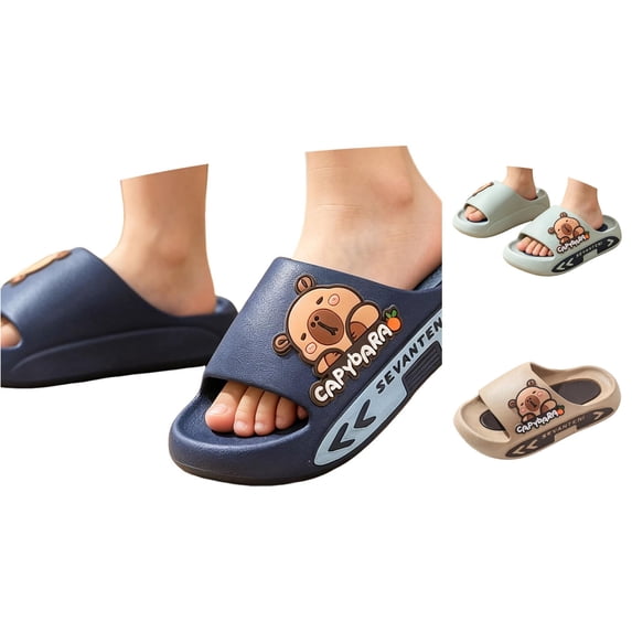 TIANZEN Summer Boys Cartoon Slippers For Kids Lightweight Indoor Outdoor Slippers For Boys Boiled Wool Slippers Boys