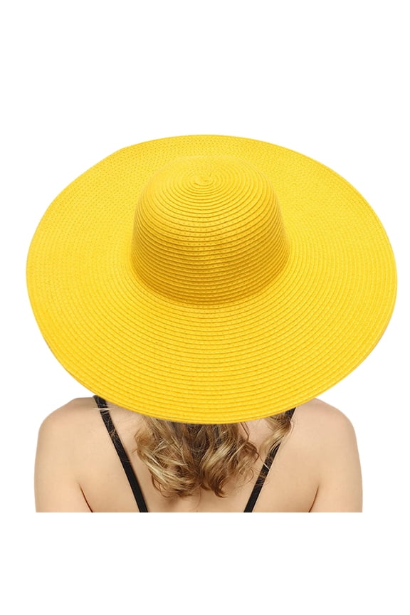 Summer Hats For Women Wide Bongrace Women Straw Beach Hat Little Girl Sun Cap Ladies Hats Doors Hat