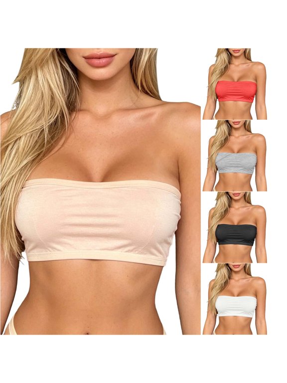 Summer Tube Top Strapless Undershirt Camisole For Students Plus Size Bodysuit for Women