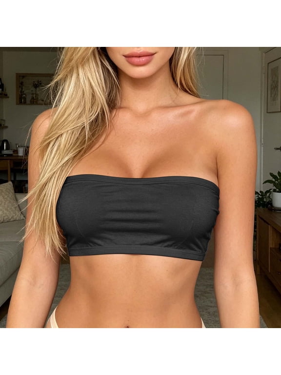 Summer Tube Top Strapless Undershirt Camisole For Students Plus Size Tube Top Floral