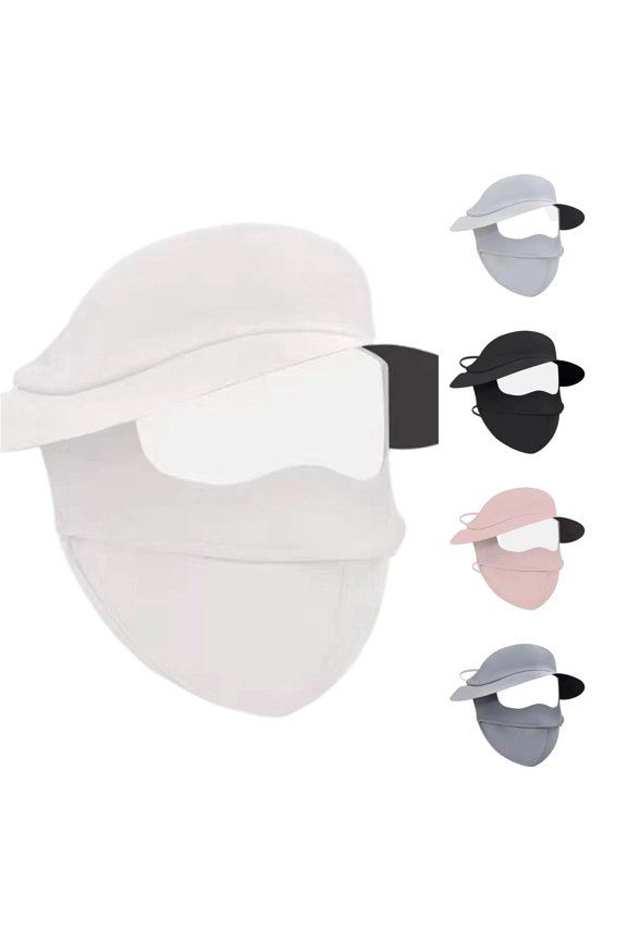 Sun Protective Scarf With Built In Brim For Outdoor Cycling And Casual Wear Lightweight Summer Accessory Clear Umbrella Wedding