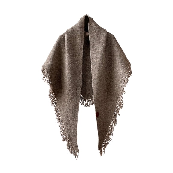 TIANZEN Tassels Fringe Triangle Scarf Wrap Casual Pashmina Shawl Cape Scarf Sweater Beaded Shawls for Women Roaring 20s for Women plus Size