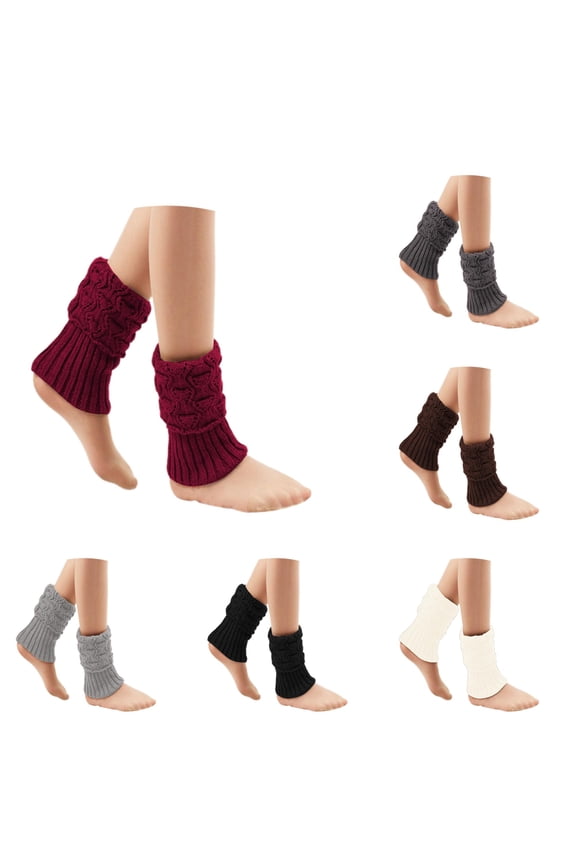 Thermal Leg Warmers Ankle Boot Socks Non Covers Cozy Knitted Boot For Winter Outdoor Activities And Daily Wear With Comfort Stretch Fit And Warm Woolen Socks