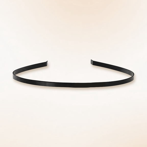 TIANZEN Unisex Black Metal Wire Headband For Hair Styling Sleek Hair For Everyday Wear With Comfort Fit And Flexible Design Head Bands for Sports
