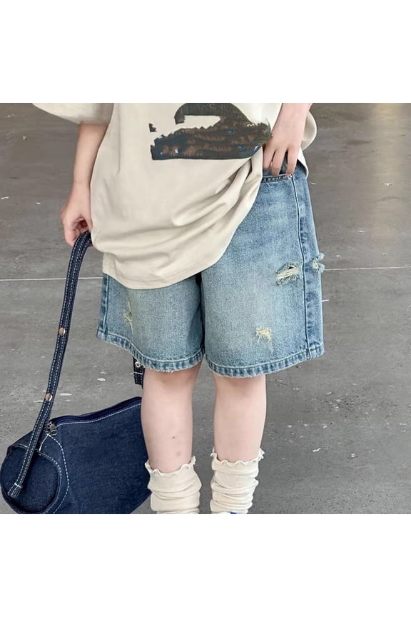 Unisex Kids Casual Denim Jeans For Boys And Girls Everyday Pant With Stretch Waist For Children Pants for Children 2 Years