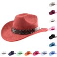 thumbnail image 1 of TIANZEN Western Cowboy Hat With Curved Brim For And Outdoor Travel Riding Country Style And Hat Men, 1 of 4