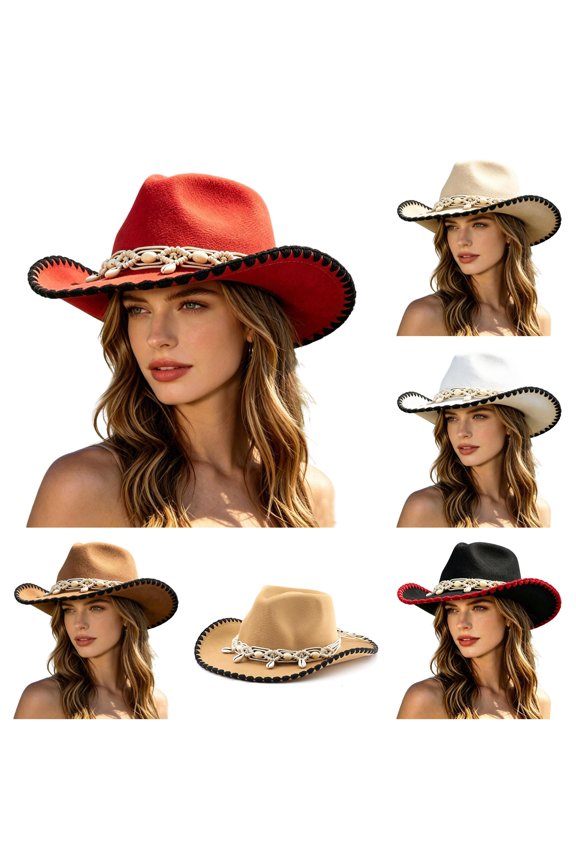 Western Diva Cowboy Hat For And Jazz Fedora Style Party Hat For Stage Dance Performances And Western And Cowboy Hats