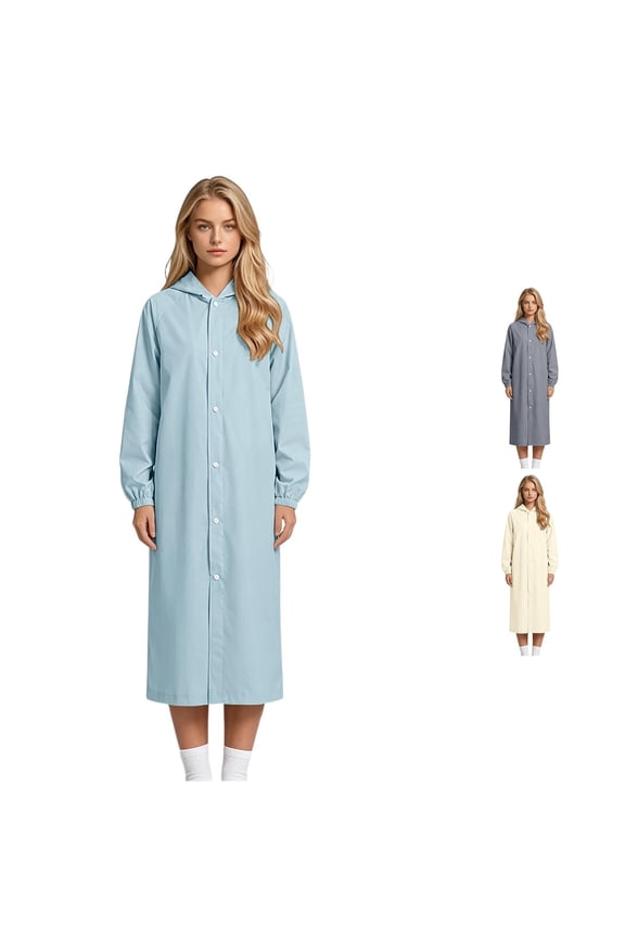 Wind Heavy Rain Coat For Outdoor Adventures With Hooded Cape Long Length Rain Poncho For Hiking And Travel Womens Zipper Sweater