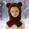 thumbnail image 1 of TIANZEN Winter Kids Hat With Scarf And Ear Soft Lined For Boys Girls Toddler Cold Weather Baby Winter Hat Set Boy, 1 of 6