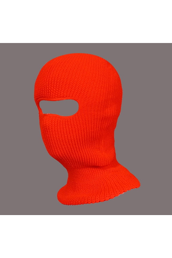 Winter Riding Winter Warm Hole Head Cover Outdoor Knitted Wool Hat Ski Hat Cool Weather Hat
