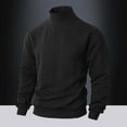 thumbnail image 1 of TIANZEN Winter Sweater Coat Warm Knit Turtleneck Pullover Casual Solid Color Jacquard Pattern Daily Outwear Top Men Wool Blend Coats Petty Coats Men Ceramic Coating for Cars, 1 of 6