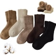 thumbnail image 1 of TIANZEN Winter Thermal Knit Stockings For Cozy Crew Socks With Extra Thick Ideal For Sleeping Cold Weather And Everyday Wear Womens Women's Exotic Apparel, 1 of 8