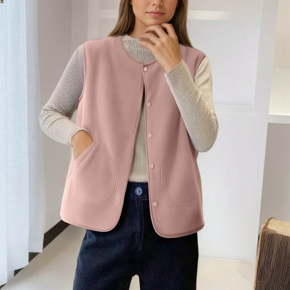 TIANZEN Winter Vest Warm Thermal Lined Sleeveless Jacket Cozy Outdoor Padded Gilet For Cold Weather Long Quilted Coat with Hood Womens plus Size Fringe Vest Vest Zip