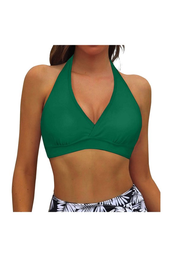 Women Bikini Top Push Up Swimsuit Top Striped Skirt Set Women Womens Board Shorts for Swimming Long Sunflower Two Piece Outfit Women