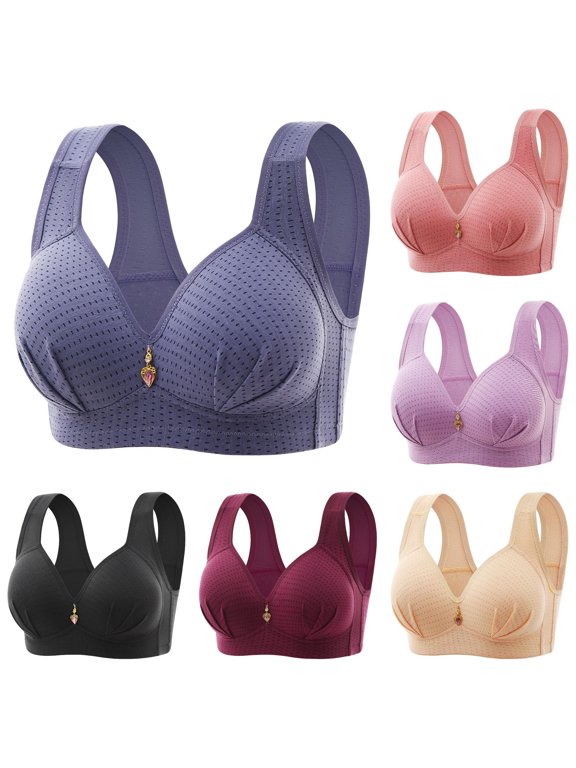 Women Casual Adjustable Breathable Top Bra Underwear Without Steel Ring Gathering Running Girls Sports Bra for Women
