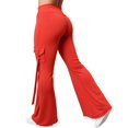 thumbnail image 1 of TIANZEN Women's Casual Cargo Pants High Waisted Loose Fit Elastic Waist Comfortable Everyday Wear For Spring Summer Fall Short Pants for Women Casual Womens plus Sweatpants, 1 of 9