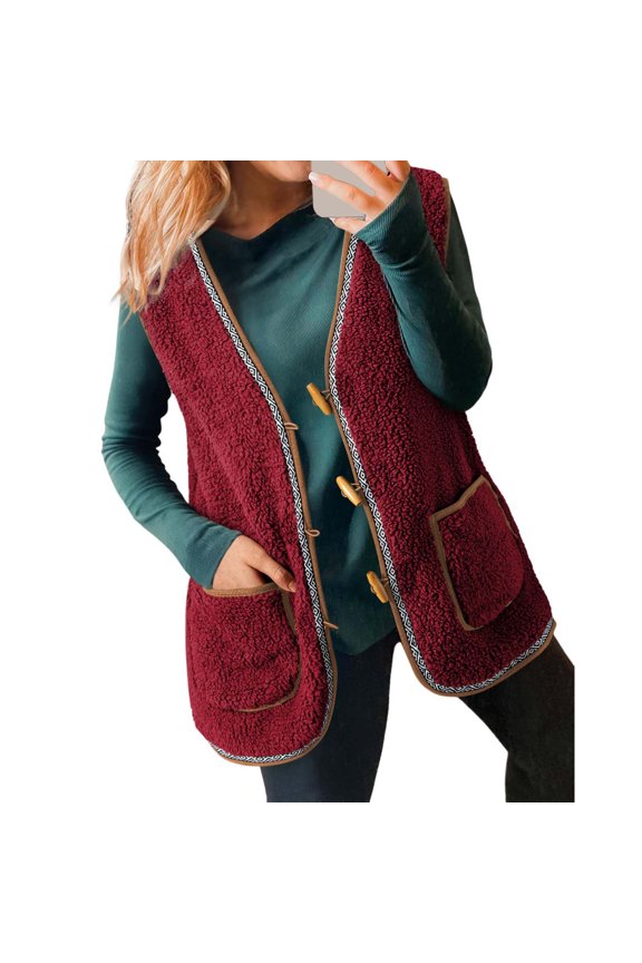 Women’s Casual Color Block Vest Lightweight Sleeveless Cardigan For Fall And Winter Ladies Casual Vests Winter Rave Outfit for Women Lodestar Vest