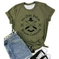 thumbnail image 1 of TIANZEN Women's Casual Letter Graphic Round Neck Short Sleeve T Shirt Top Top Women Summer Tee Shirts Girls Pack, 1 of 2