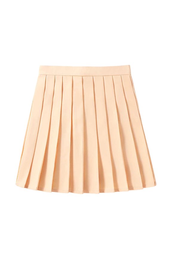 Women's Casual Pleated Skirt Versatile Mini Skirt For Daily Wear Work Study Party Dance With Color Block Design Corduroy Mini Skirt Side Skirt Knit Skirt