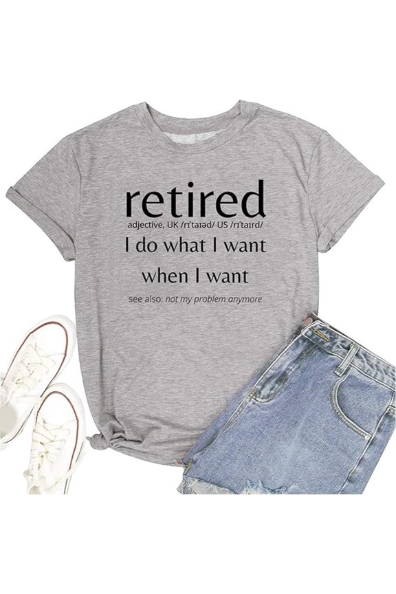 Women's Casual Short Sleeve Round Neck T Shirt With Printed Design For Spring And Summer Everyday Wear Ladies Long Sleeve T Shirt Long Fitted Shirts for Women Lightweight Shirt for Women