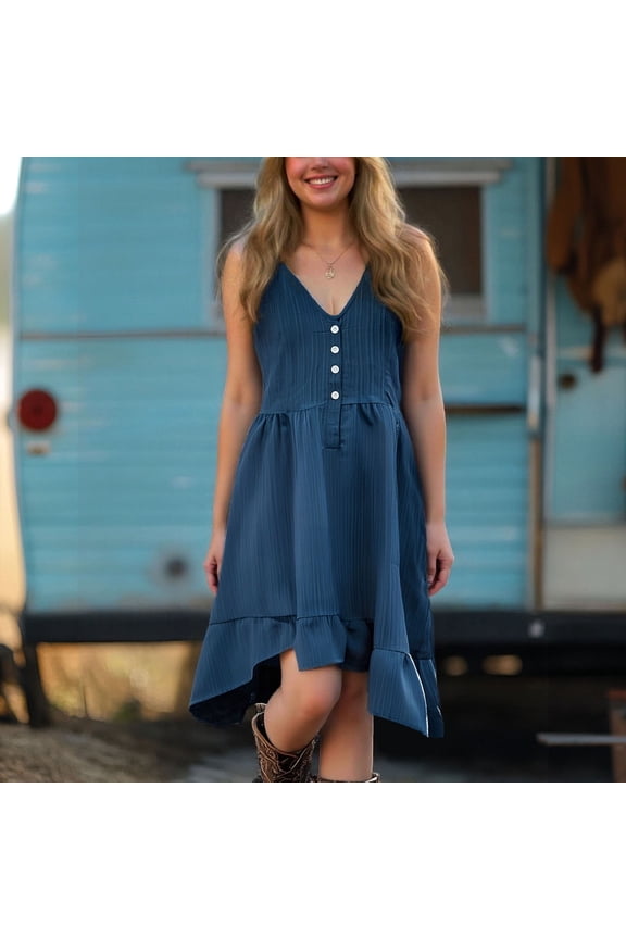 Women's Casual Solid Color Dress U Neck A Line Mini Dress For Daily Wear And Summer Outfit With Bag Plain Summer Dresses Dresses Summer Casual Dress