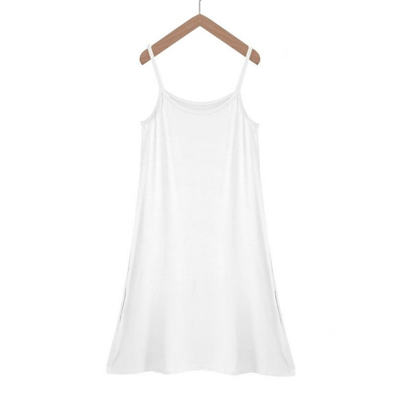 TIANZEN Women's Dress Home Wear Underwear Long Petticoat Static Inner Dress Vest Dress Long Top Casual Long Sleeve Tops for Women Thermal Thermal Men Thermal Wear for Women