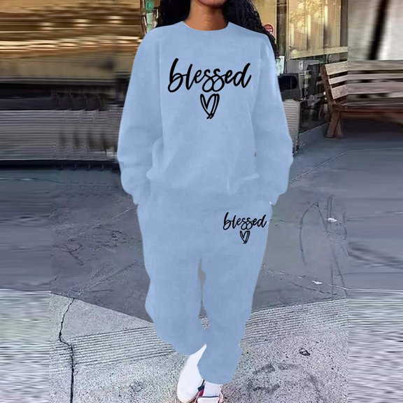 TIANZEN Women's Fashion Casual Loose Hoodie And Sweatpants Set Stylish Comfortable Loungewear Outfit Winter Bibs for Women Insulated Women's Ski Bibs Wide Leg Rompers And Jumpsuits for Women