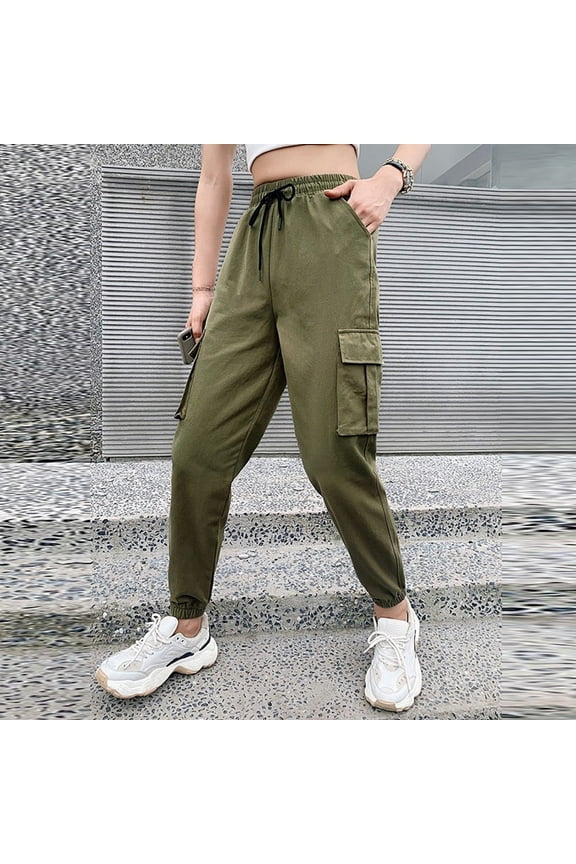 Women's Fashionable Loose Fitting Casual Pants With Pockets Leggings Sports Pants Workwear Pants Womens Pants Casual Trouser Loose Track Pants for Women