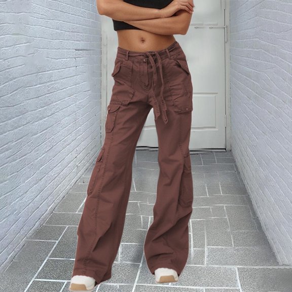 TIANZEN Women's High Waist Wide Leg Jeans Casual Comfortable Straight Long Pants With Multiple Pockets For Daily Wear Outdoor Party Travel Jean Denim Waist Womens Jean Overalls Pants