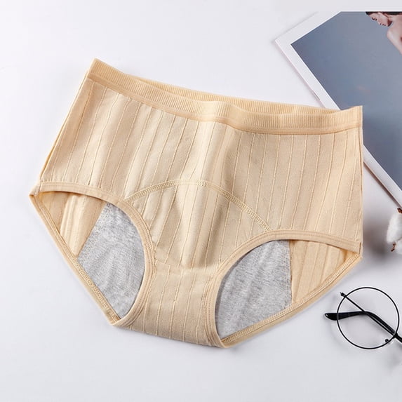 TIANZEN Women's Leak Proof Soft And Breathable Underwear Boy Cut Underwear Women Underwear for Women Pack Bikini Seamless Womens Panties Bikini Nylon