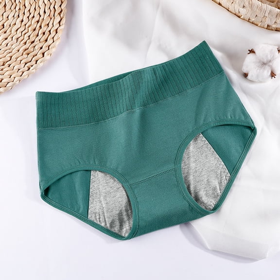 TIANZEN Women's Menstrual Panties 4 Layer Leakproof Menstrual Panties Menstrual Bi Panties Black Menstrual Panties Light Seamless Underwear for Women Thong High Waist Thong Panties Womens Lace Panties