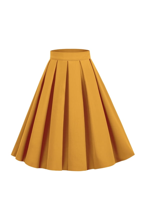 Women's Pleated Skirt Floral Print A Line Midi Skirts With Pockets High Split Skirt Punk Skirt Leather Skirt for Women