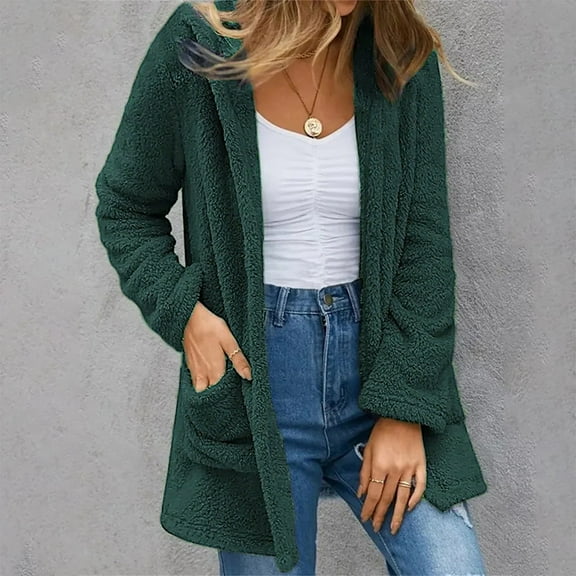 TIANZEN Women's Plus Size Cute Hoodie Casual Sweatshirt Zipper Cute Hoodie Loose Blouse Warm Coat Womens Winter Coat 4x Winter Coat Women Womens plus Sized Winter Coat