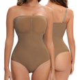 thumbnail image 1 of TIANZEN Women's Seamless Corset Thong Bodysuit With Adjustable Straps For Comfort And Style Waist Bands Corsets for Women Lingerie Waist Trainer for Women Small, 1 of 3