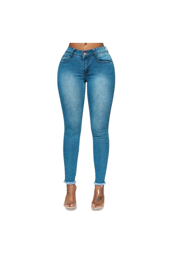 Women's Skinny High Waist Skinny Jeans Women High Waist Pants Jean Dorm Pant